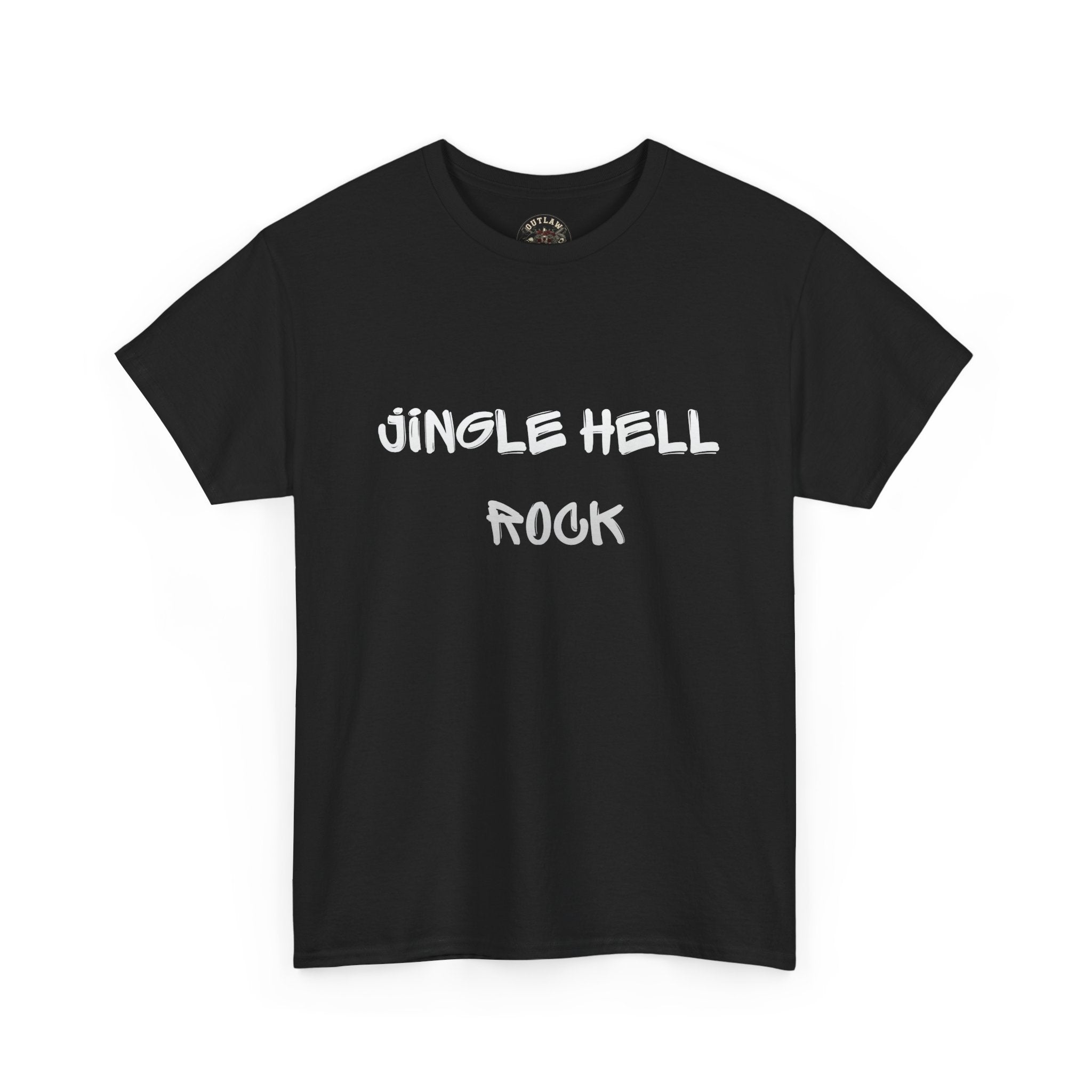 Jingle Hell Rock – Outlaw Christmas Unisex Tee
