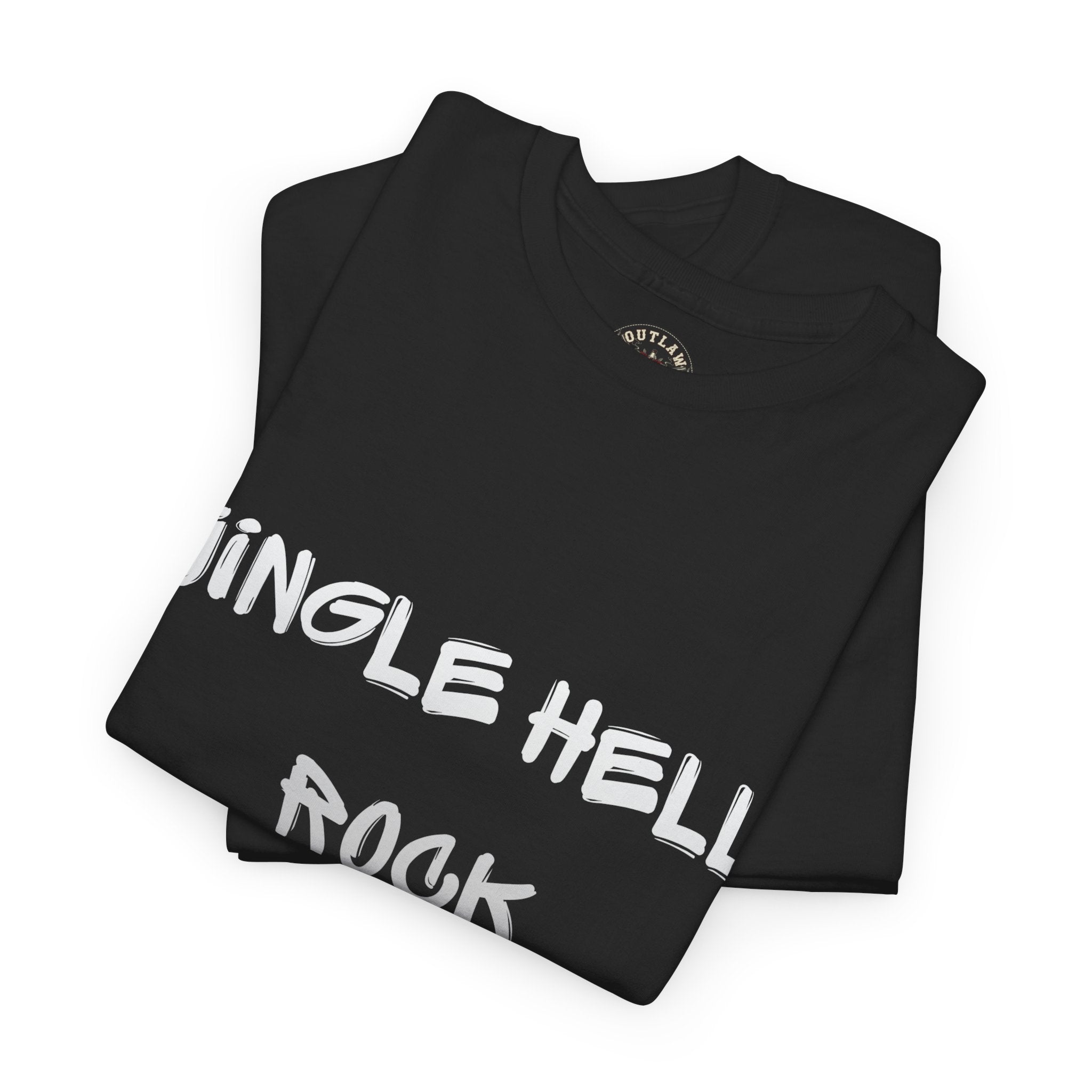 Jingle Hell Rock – Outlaw Christmas Unisex Tee