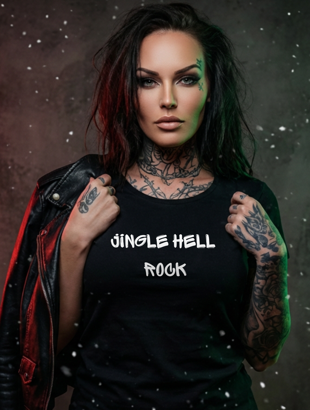 Jingle Hell Rock – Outlaw Christmas Unisex Tee