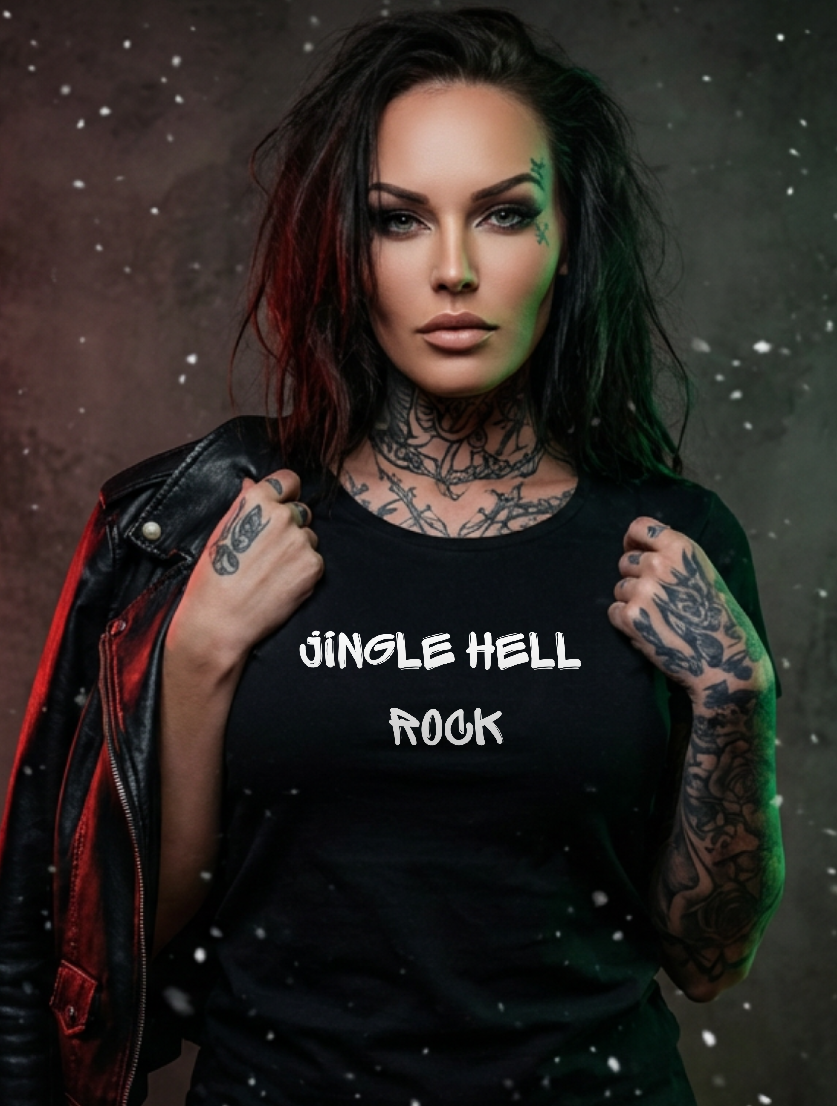 Jingle Hell Rock – Outlaw Christmas Unisex Tee