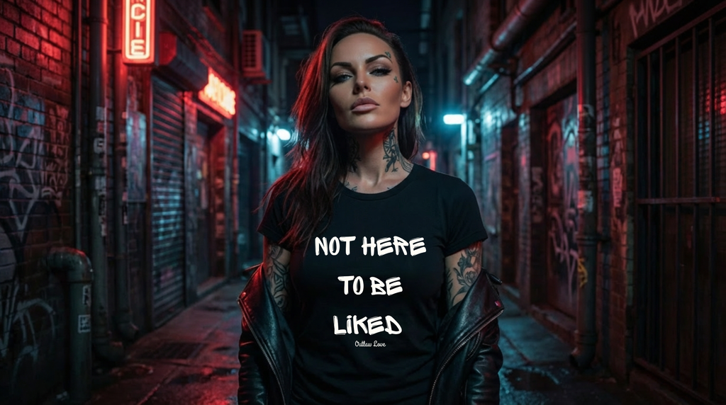 NOT HERE TO BE LIKED — Outlaw Love Graffiti Edition