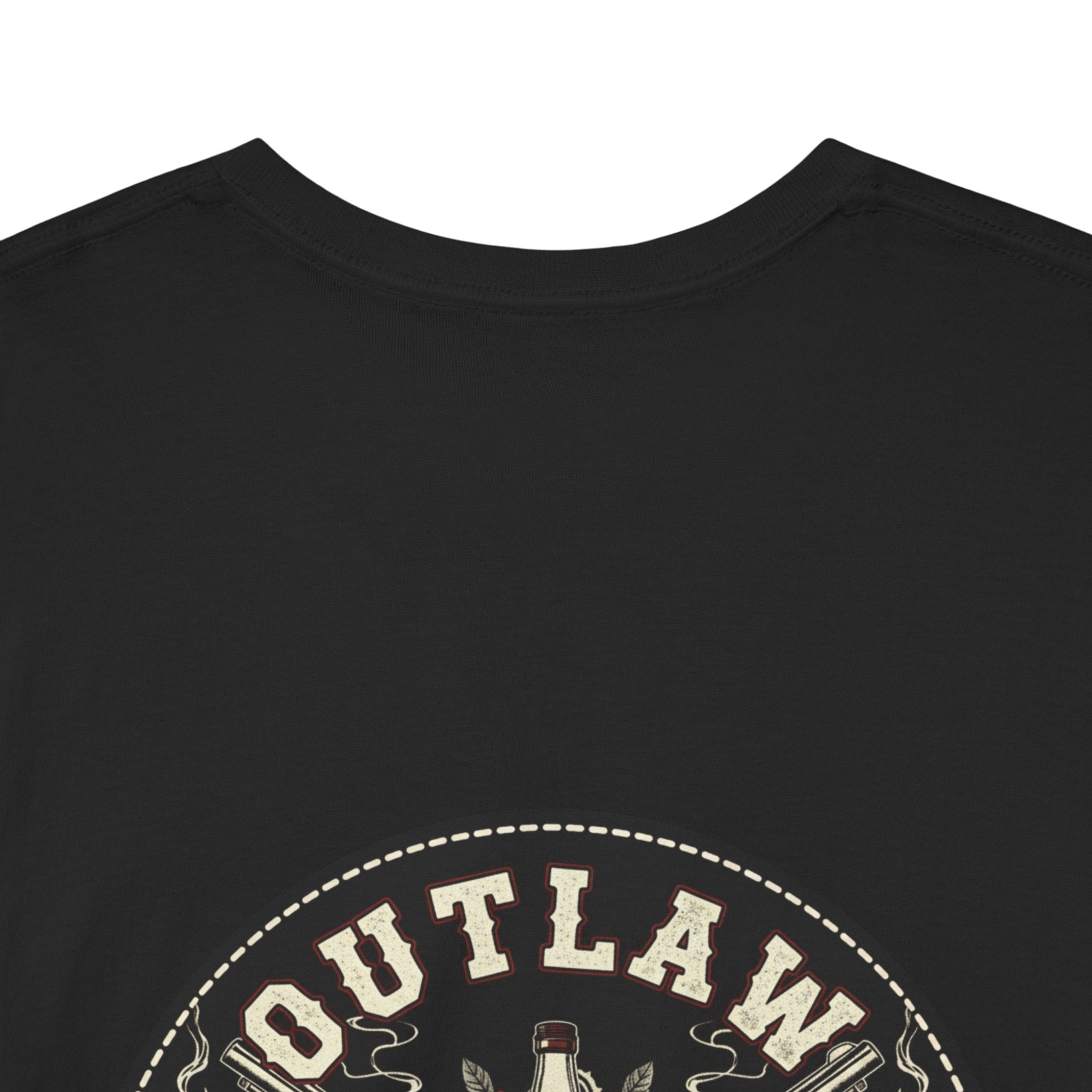 Outlaw Love Signature Tee – Front Text + Back Logo - Unisex
