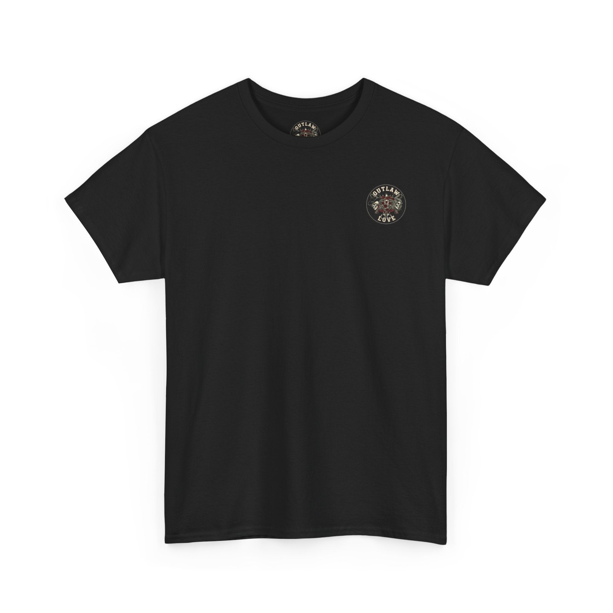 Beautiful Disaster Tee — Bold Red Drip Back Print